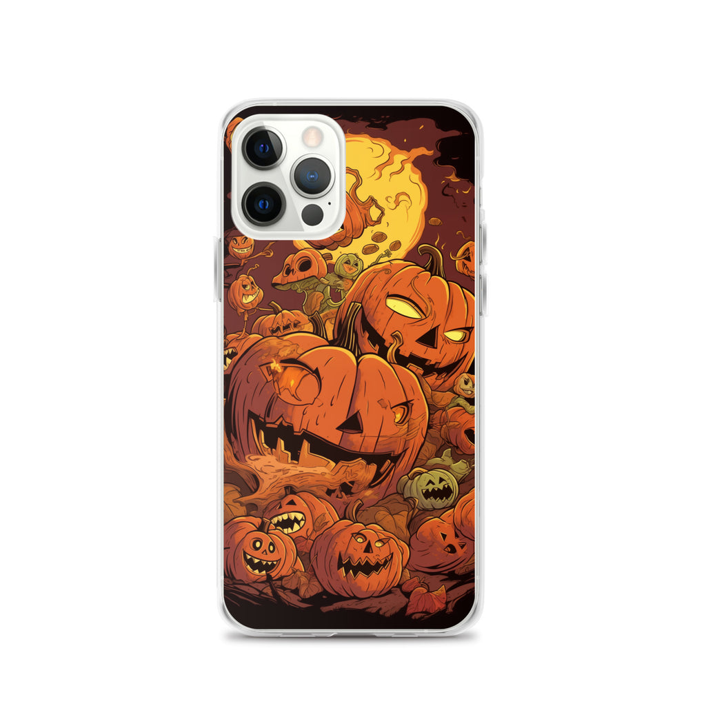 Halloween Pumpkin D Clear Case for iPhone