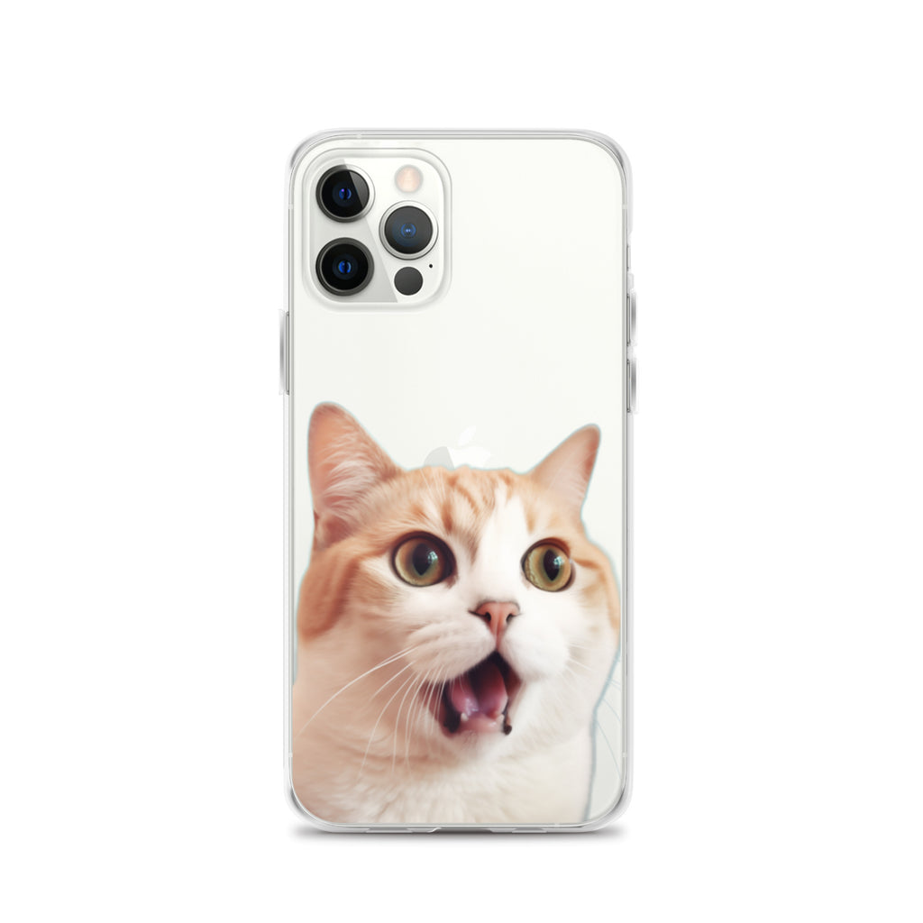 Cat E Clear Case for iPhone