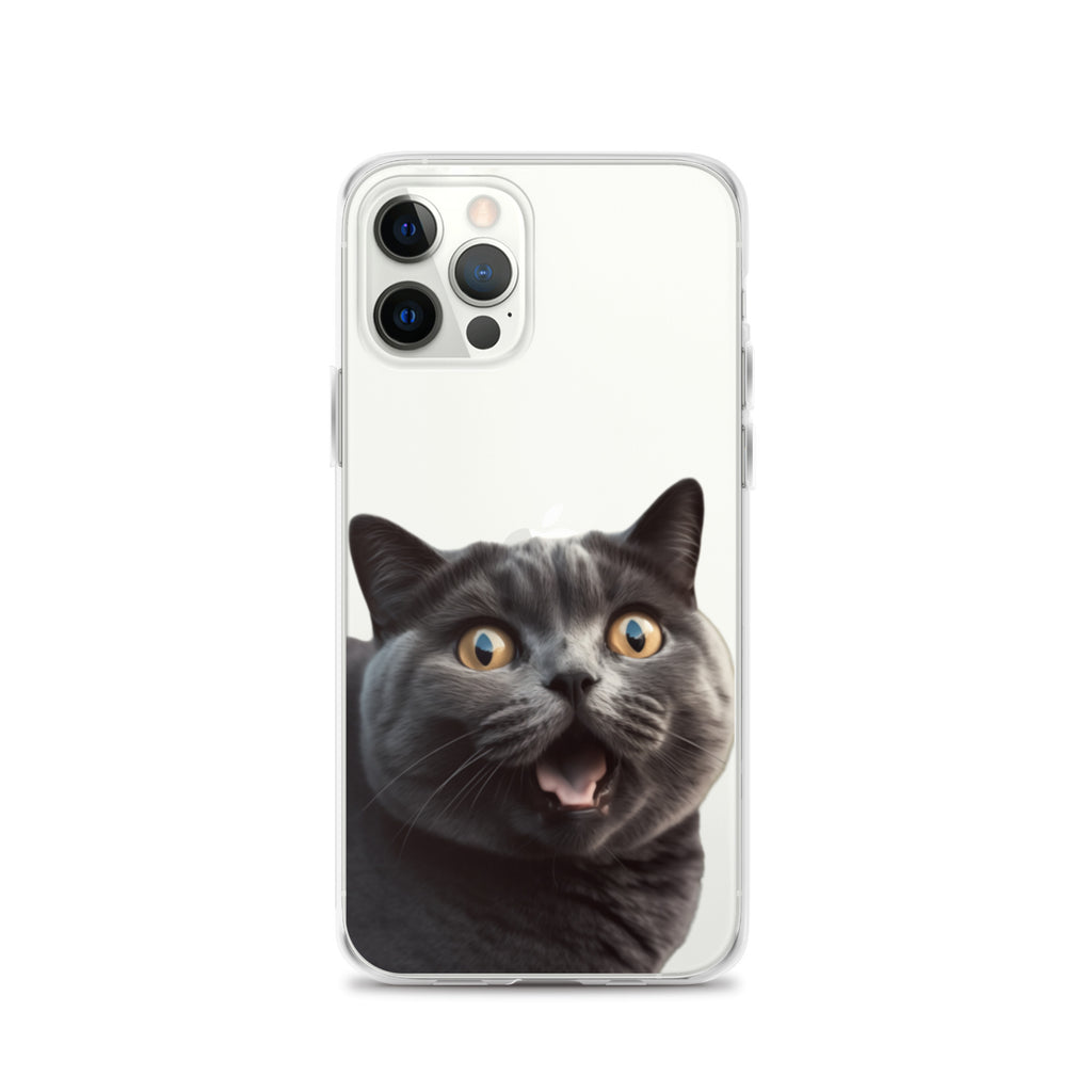 Cat  I Clear Case for iPhone