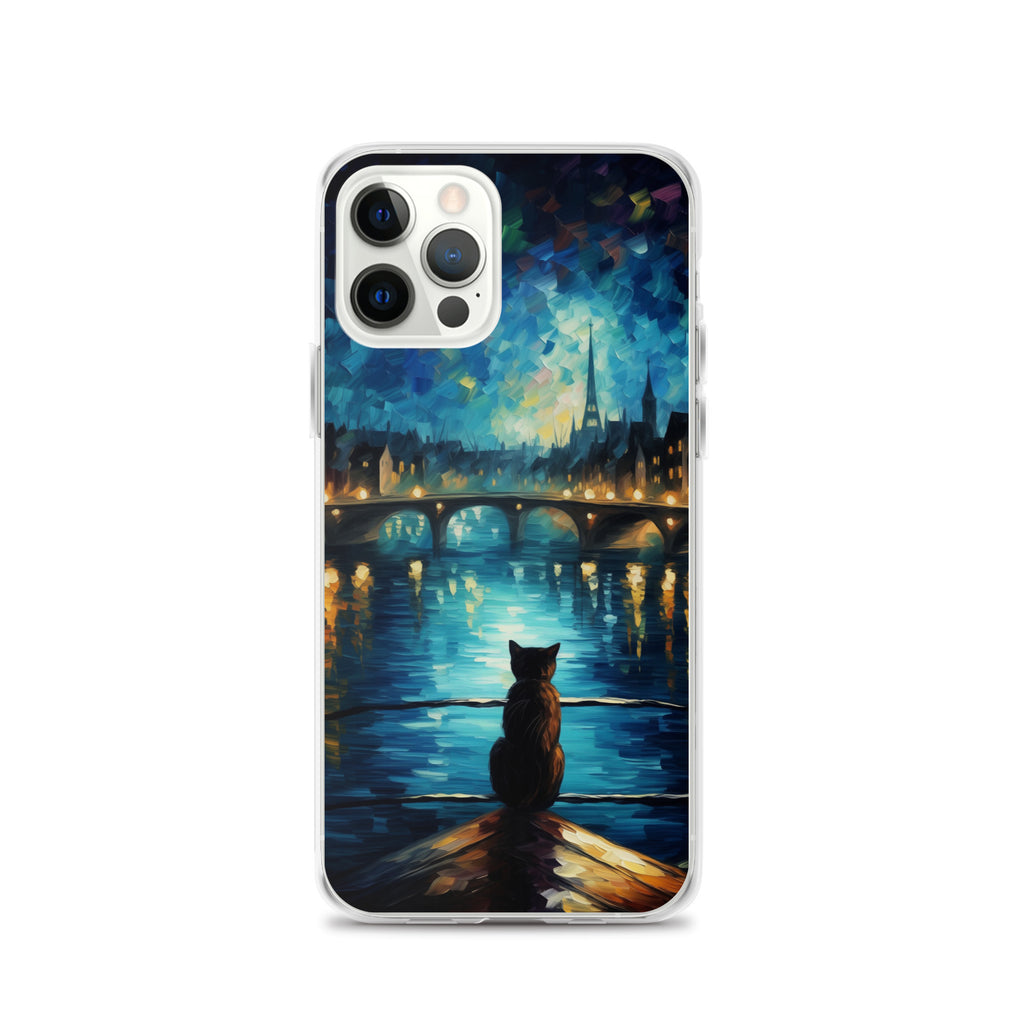 River Cat B Clear Case for iPhone