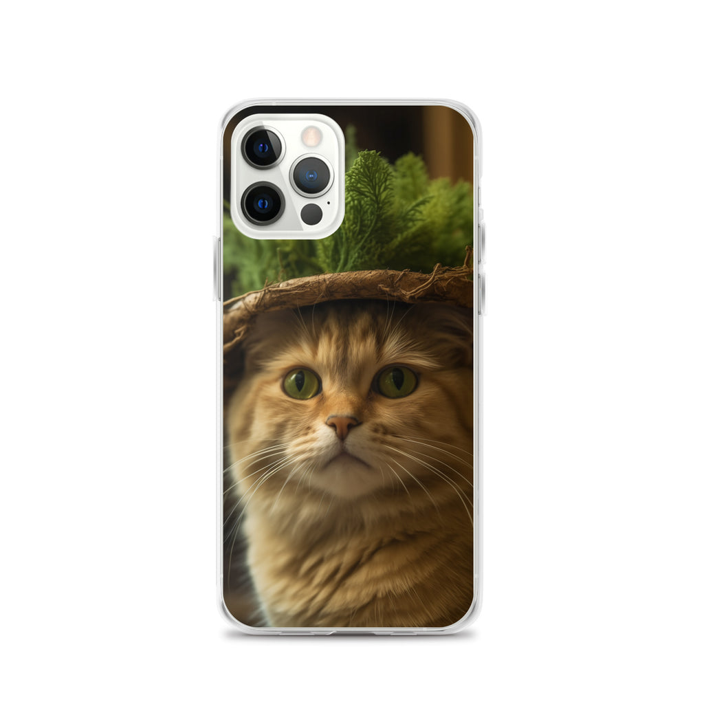 Cat Hat D Clear Case for iPhone