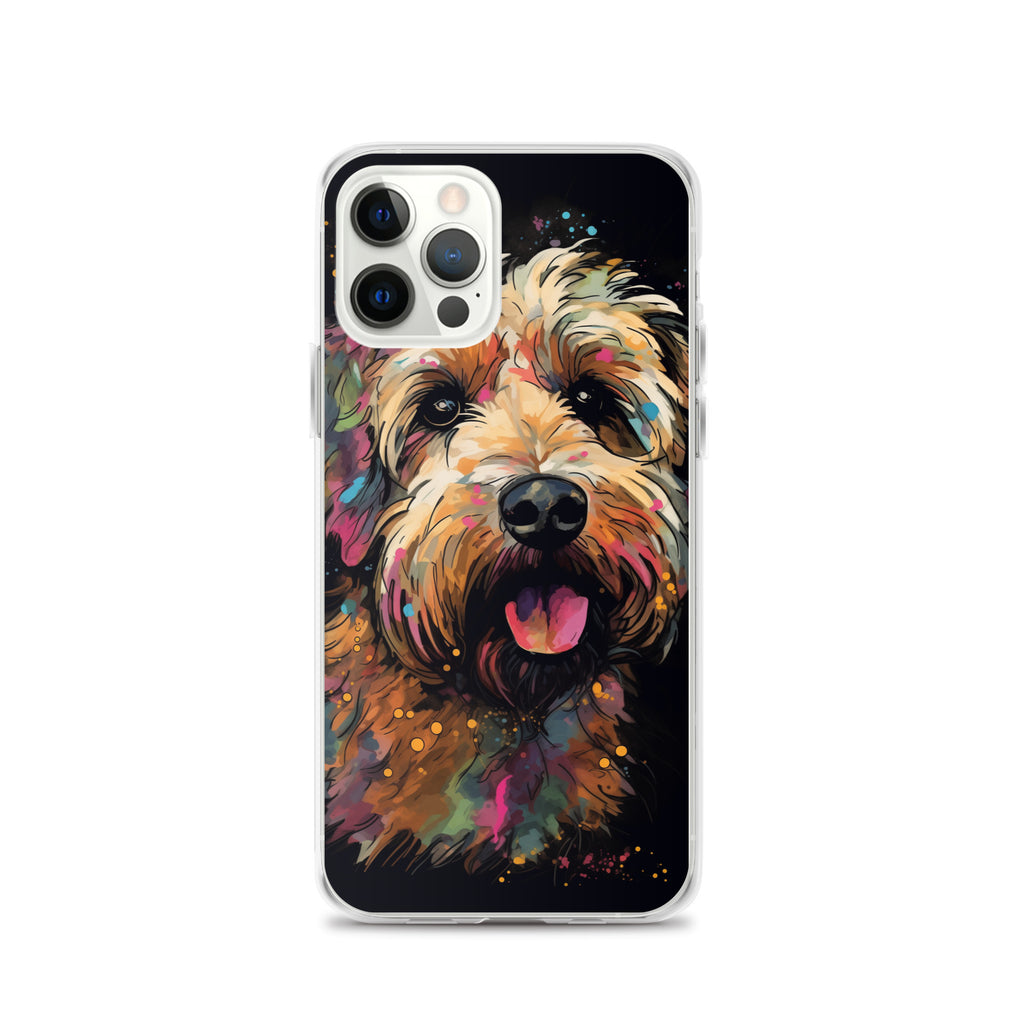 Van Gogh Style Dog A Clear Case for iPhone