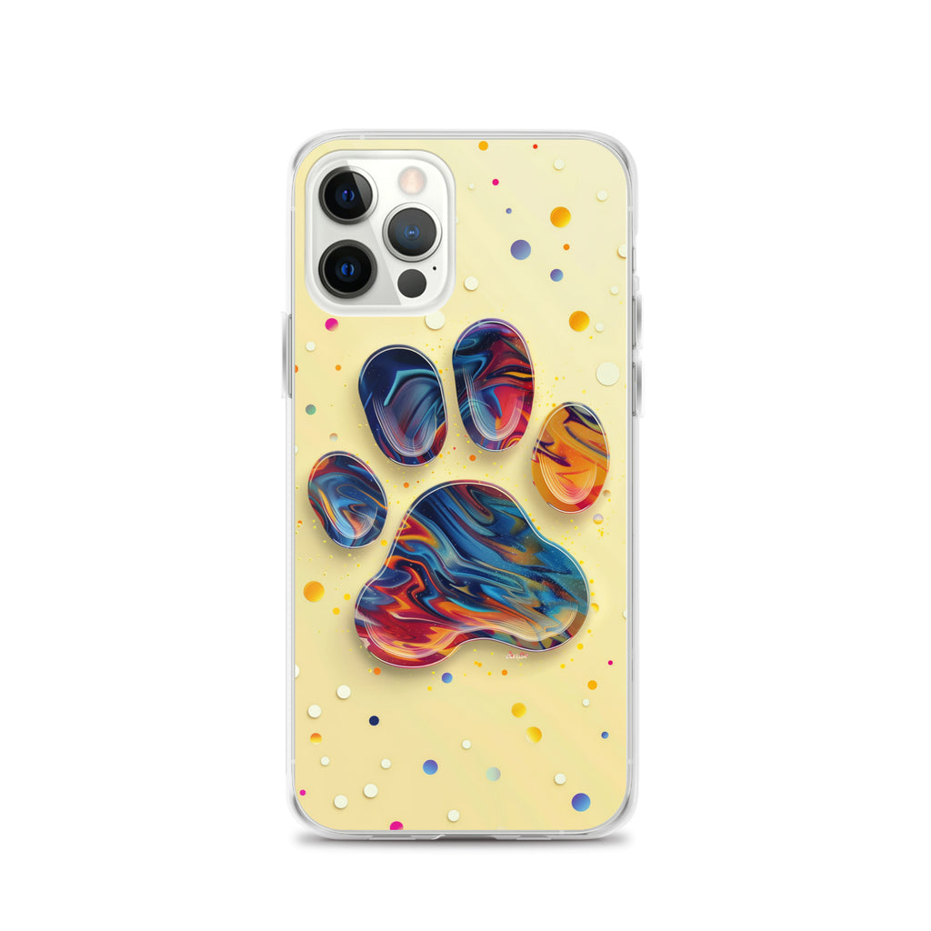 Artistic PawPrints  Aurora Clear Case for iPhone®