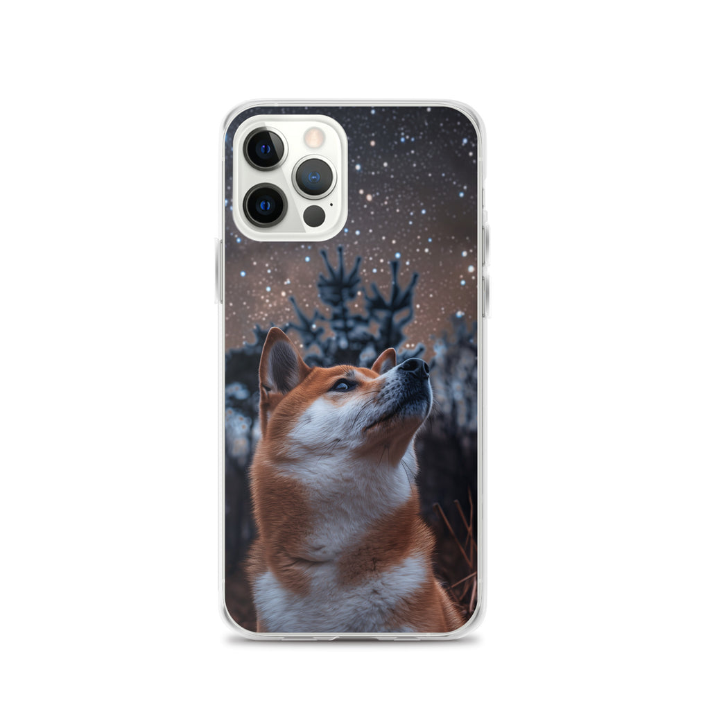 Shiba Inu Starry Night Clear Case for iPhone®