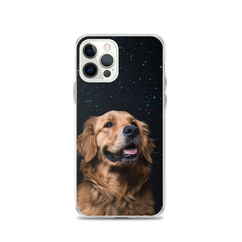 Golden Retriever Starry Night Clear Case for iPhone®