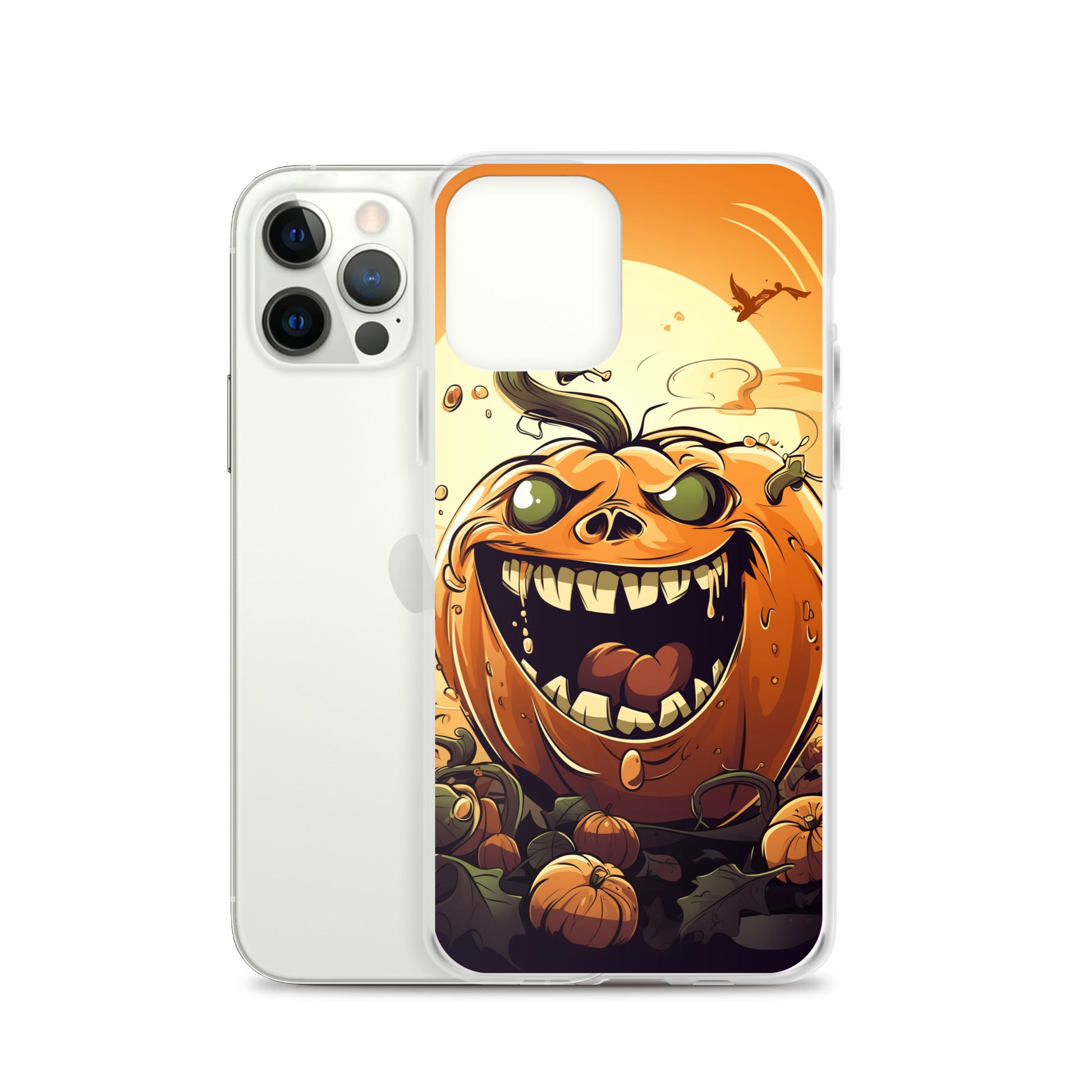Halloween Pumpkin B Clear Case for iPhone