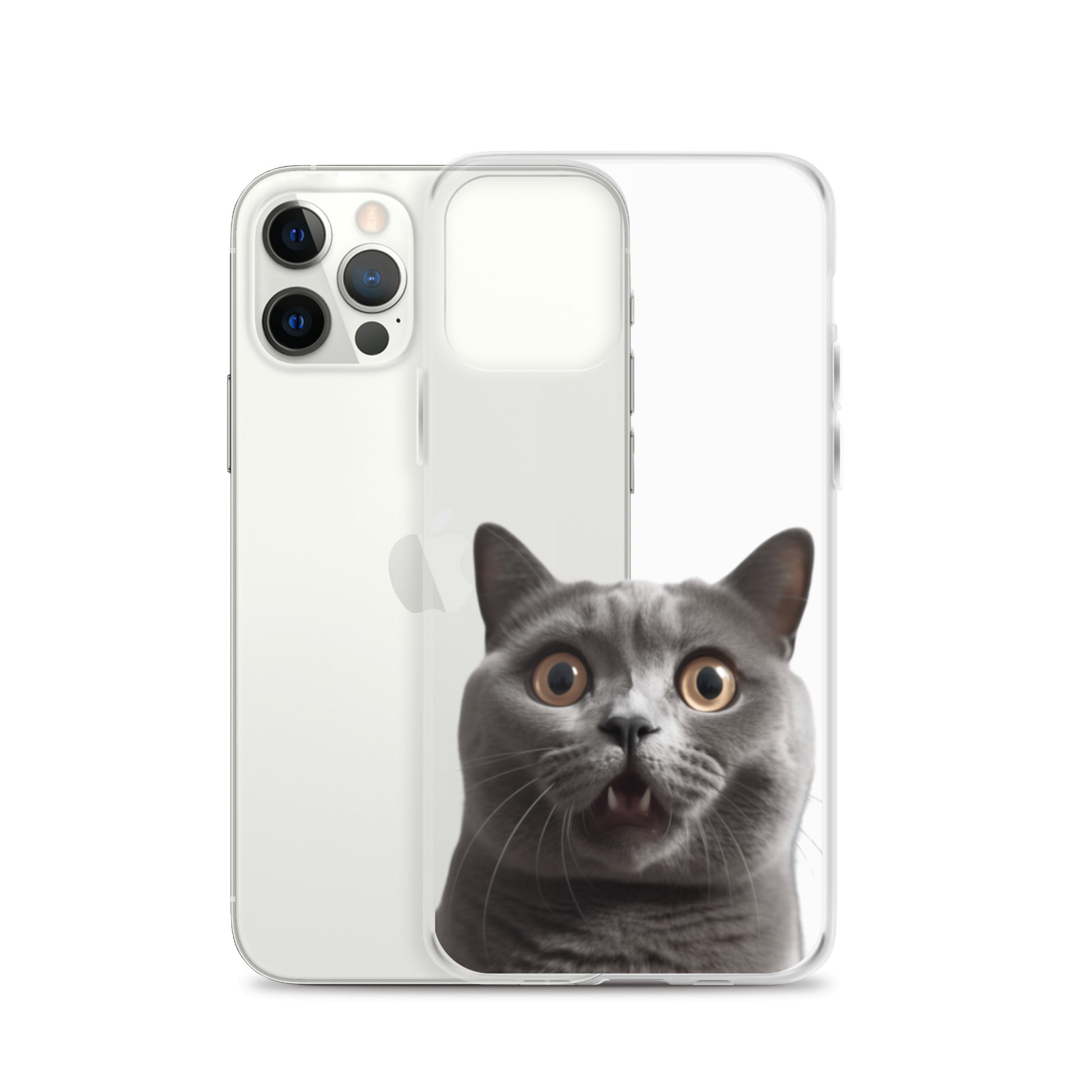 Cat B Clear Case for iPhone