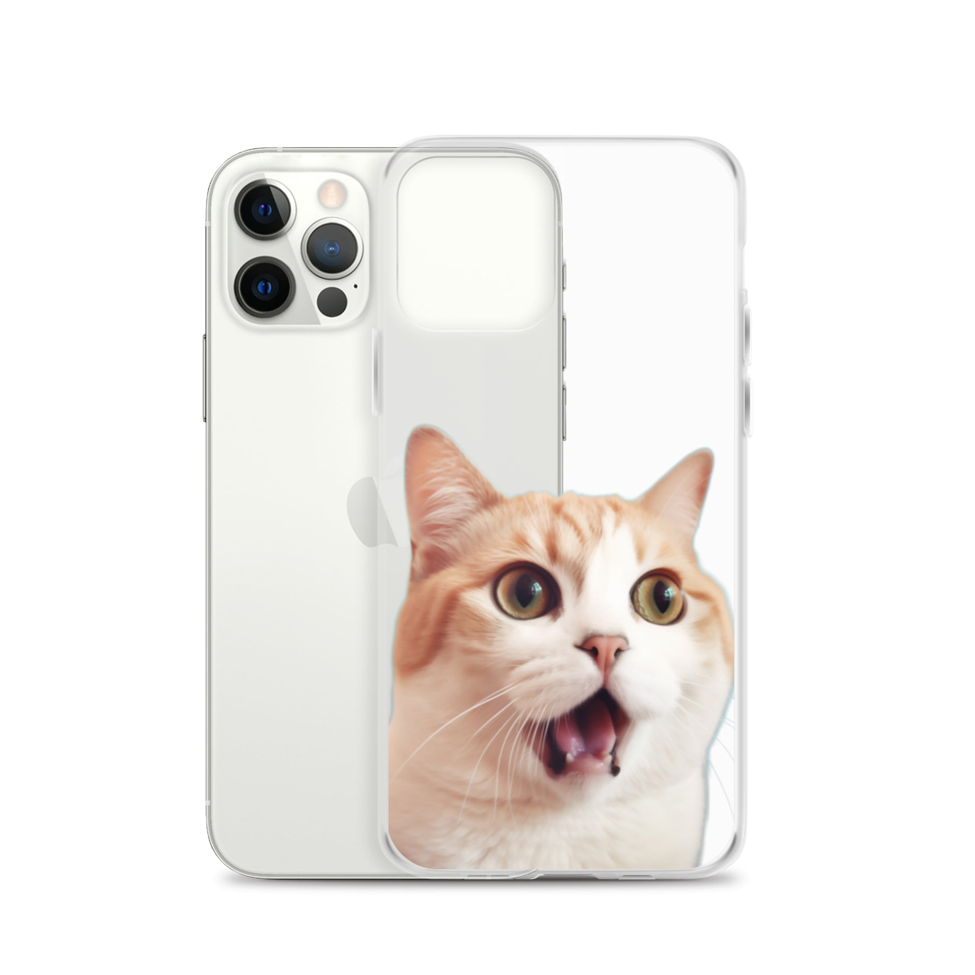 Cat E Clear Case for iPhone