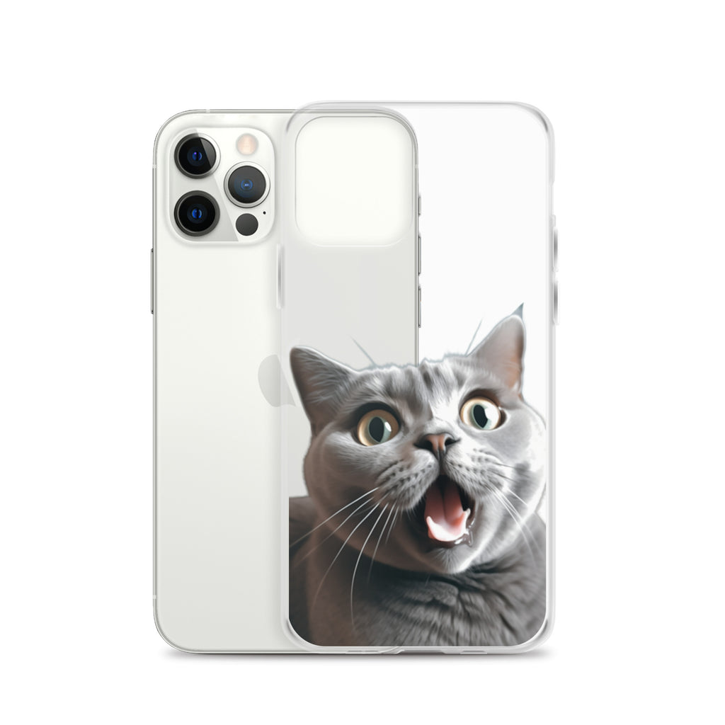 Cat F Clear Case for iPhone