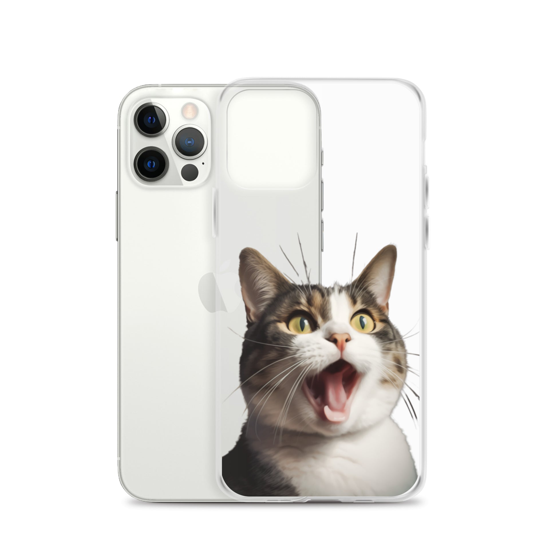 Cat H Clear Case for iPhone