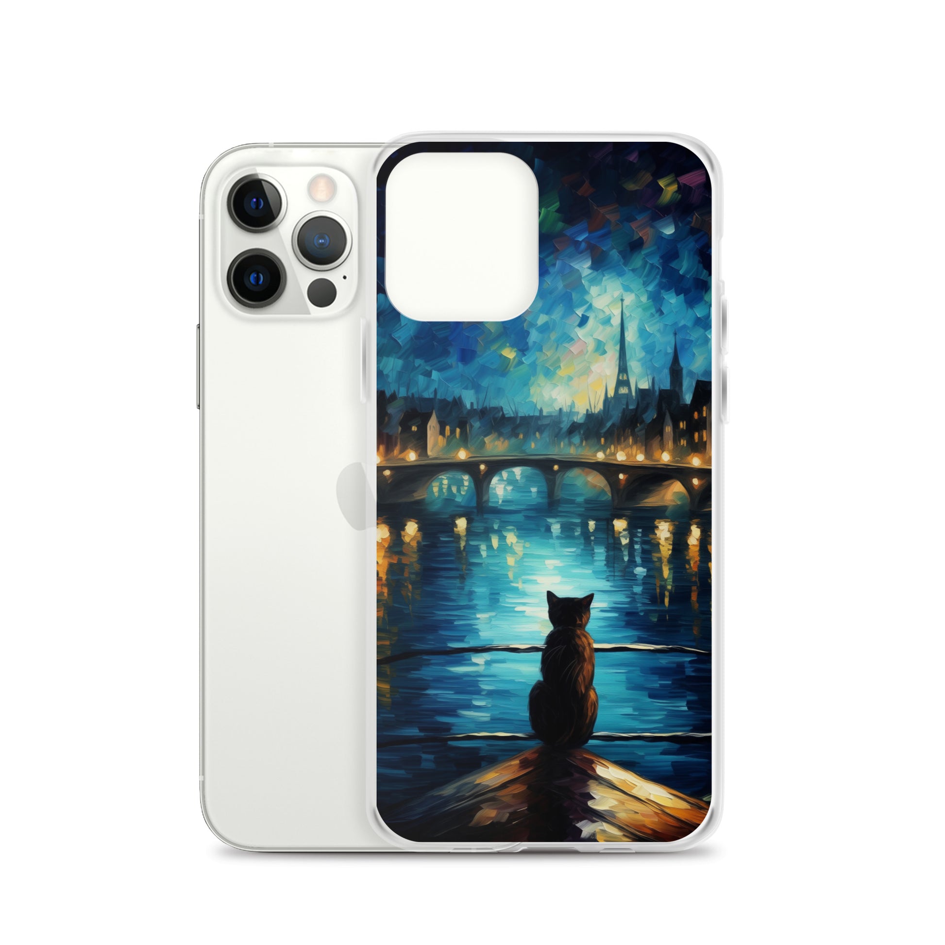 River Cat B Clear Case for iPhone