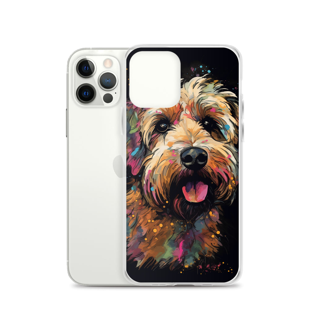 Van Gogh Style Dog A Clear Case for iPhone