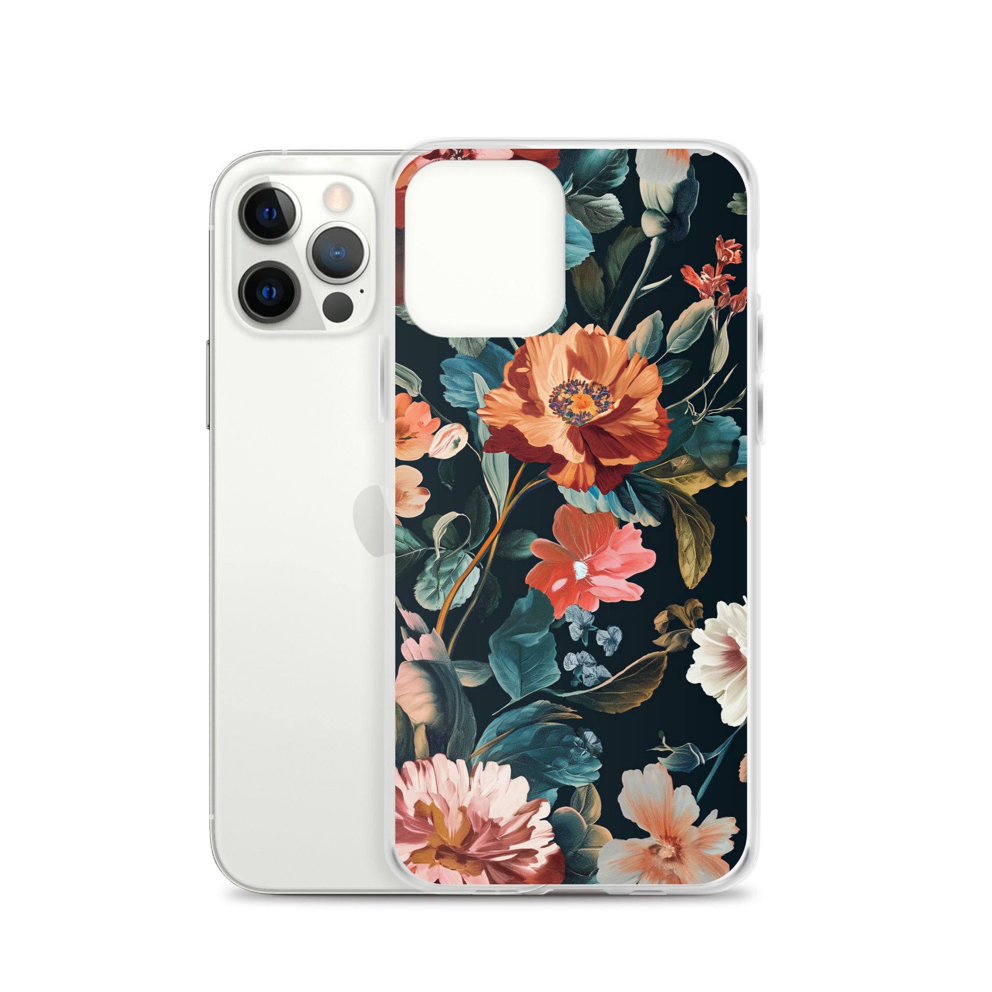Flower Golden Clear Case for iPhone®