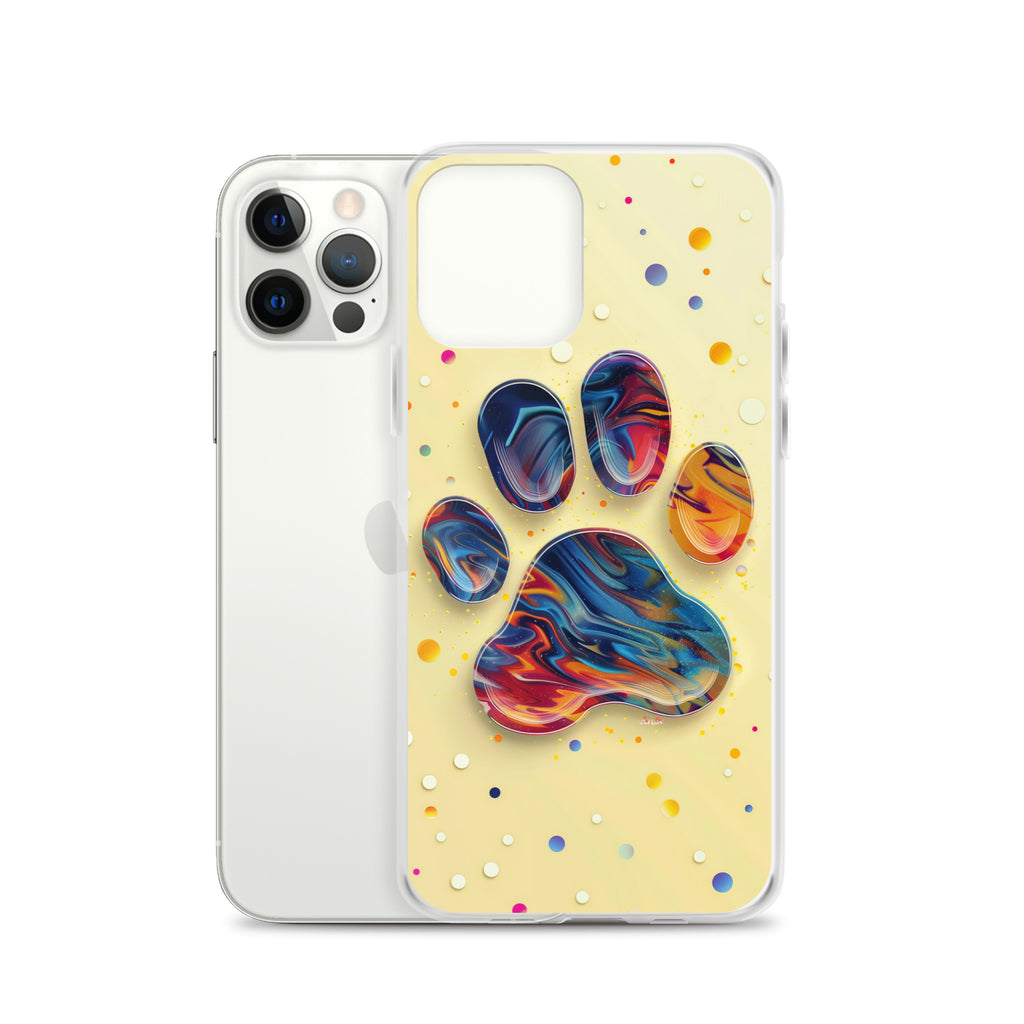 Artistic PawPrints  Aurora Clear Case for iPhone®
