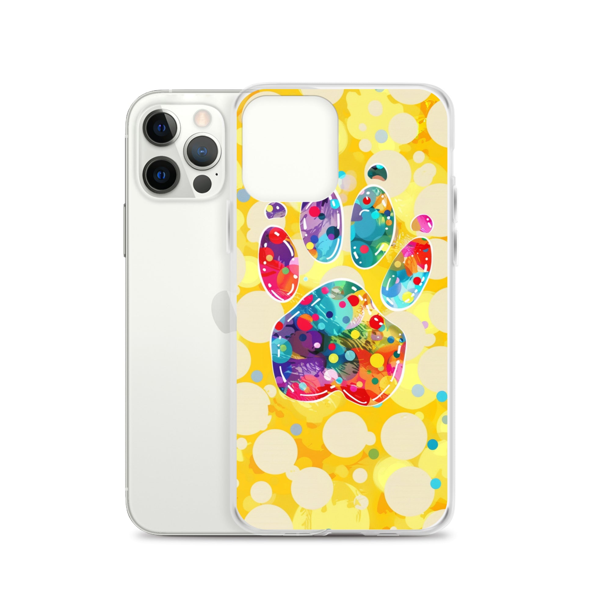Artistic PawPrints Borealis Clear Case for iPhone®