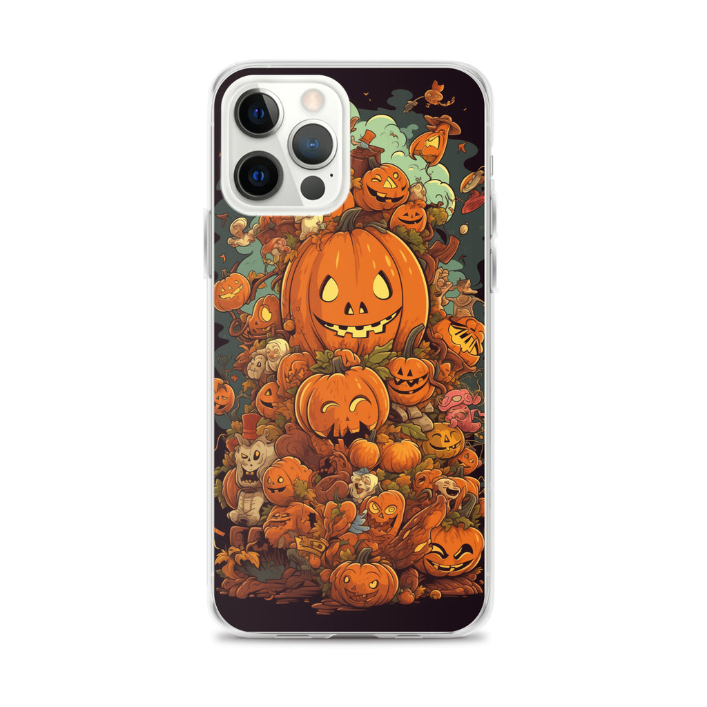 Halloween Pumpkin A Clear Case for iPhone