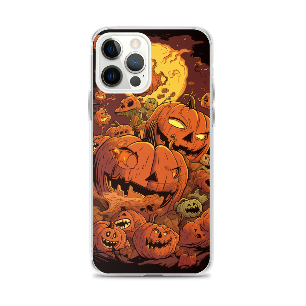 Halloween Pumpkin D Clear Case for iPhone