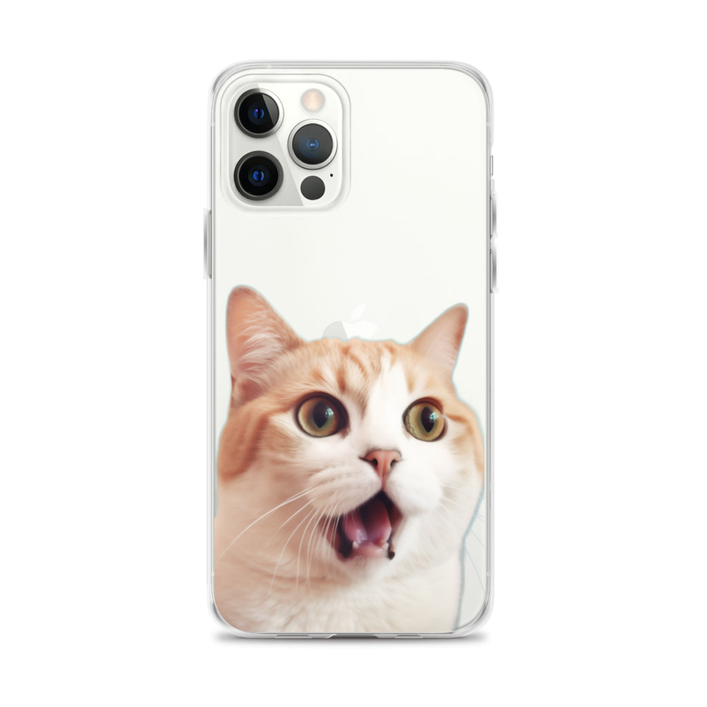 Cat E Clear Case for iPhone