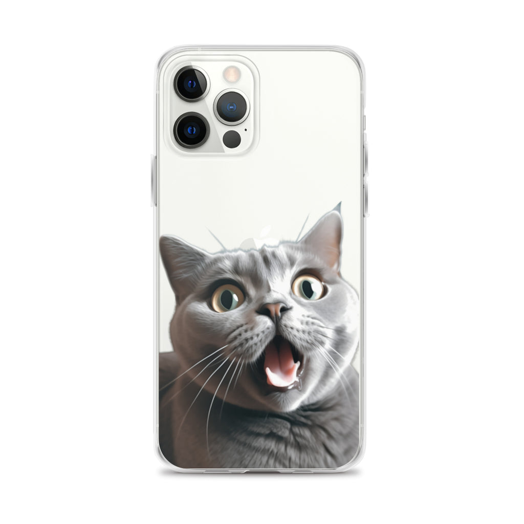 Cat F Clear Case for iPhone