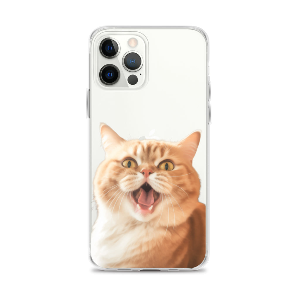 Cat K Clear Case for iPhone