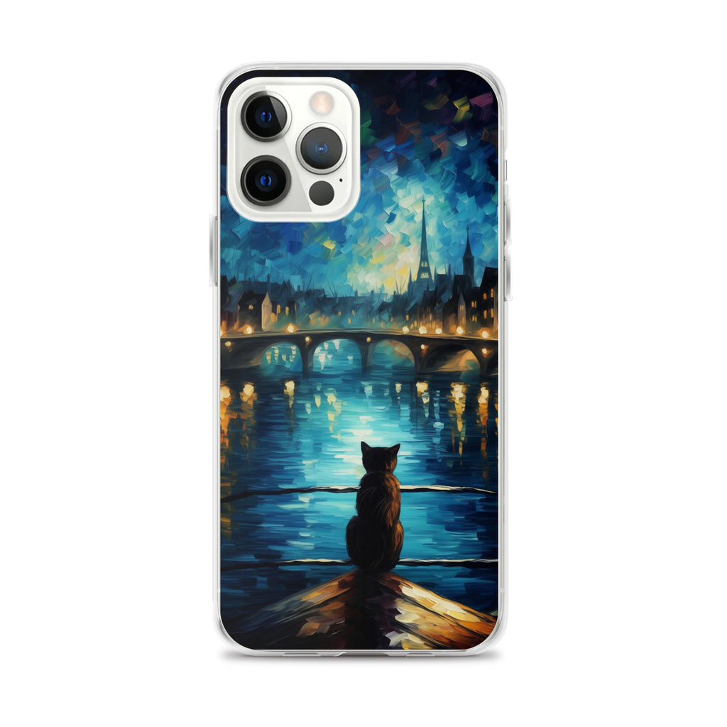 River Cat B Clear Case for iPhone