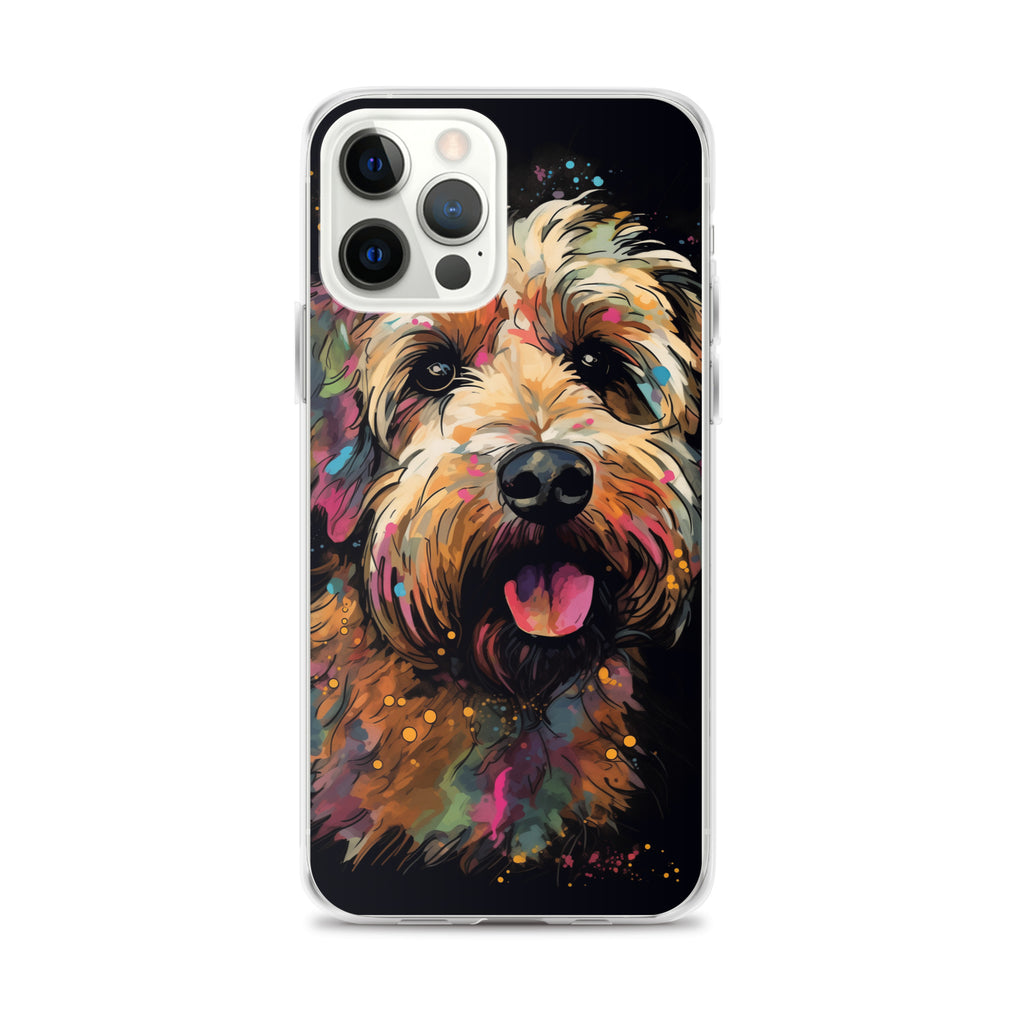 Van Gogh Style Dog A Clear Case for iPhone