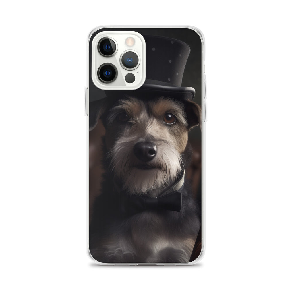 Top Hat Dog C Clear Case for iPhone