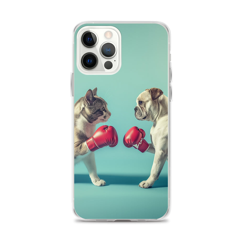 Boxing Dog n Cat C Clear Case for iPhone®