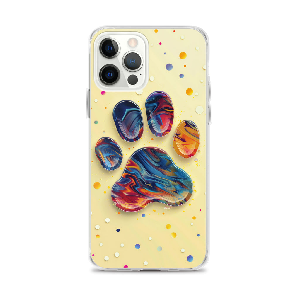 Artistic PawPrints  Aurora Clear Case for iPhone®