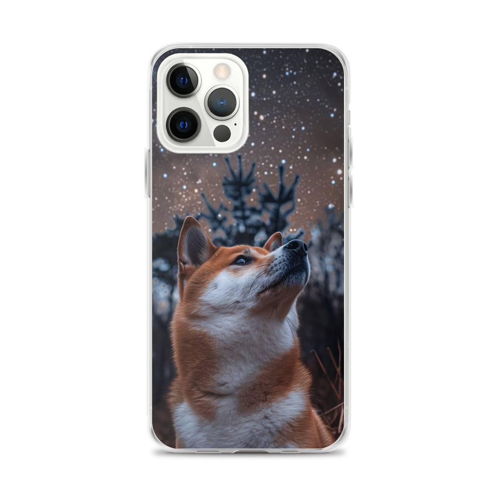 Shiba Inu Starry Night Clear Case for iPhone®