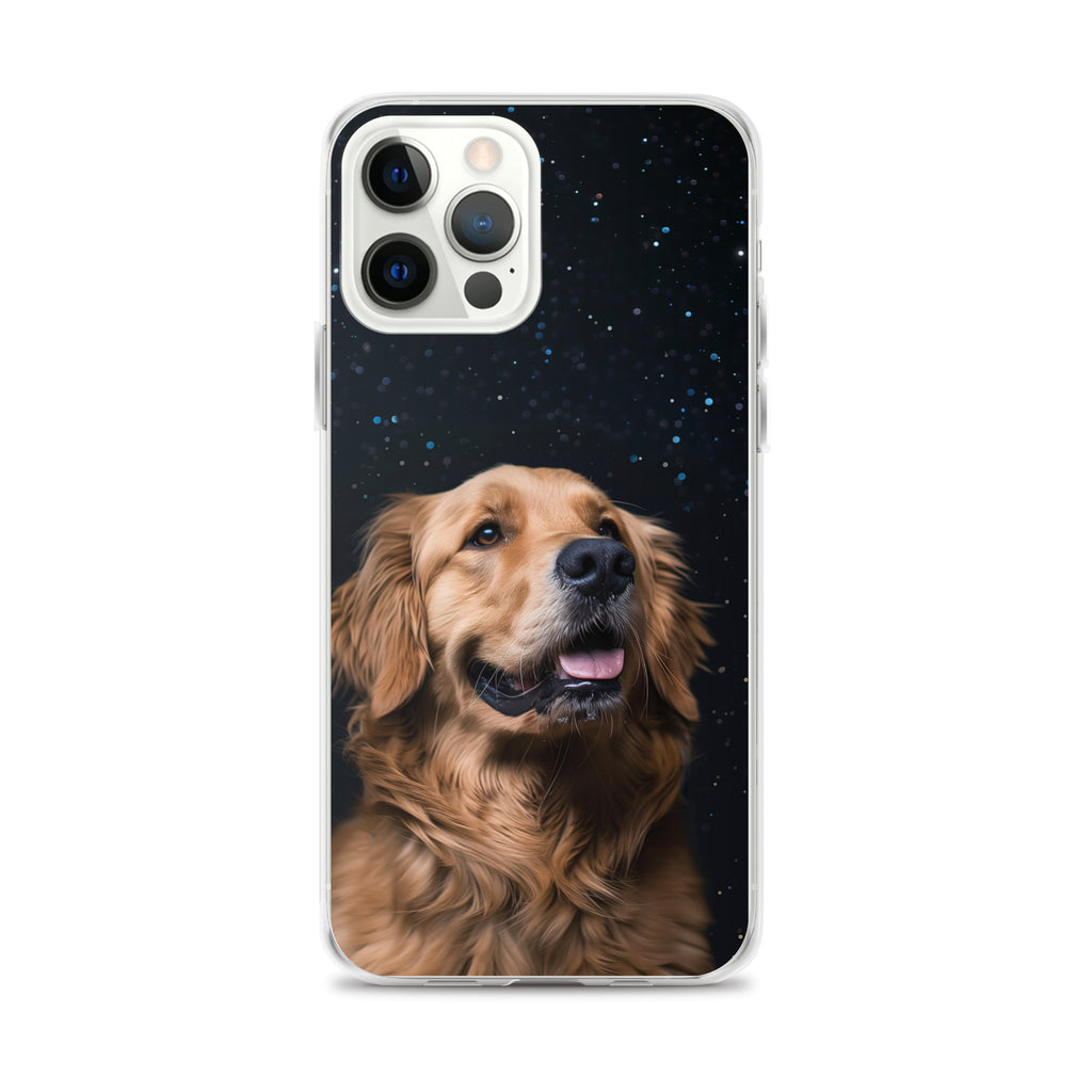 Golden Retriever Starry Night Clear Case for iPhone®