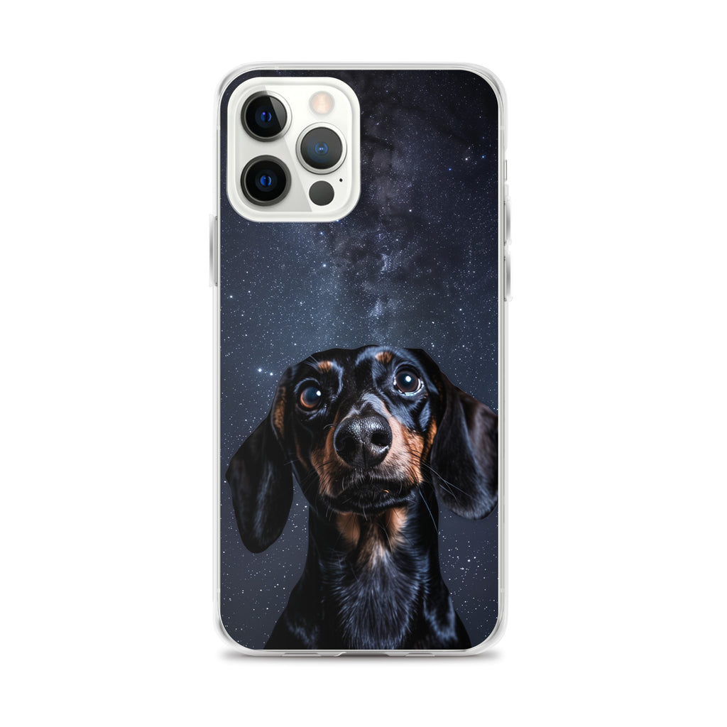 Dachshund Starry Night Clear Case for iPhone®