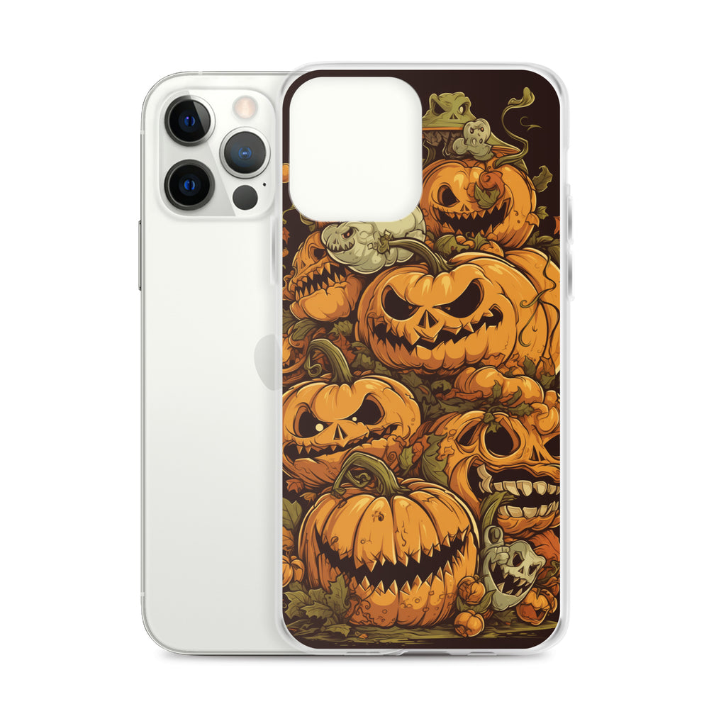 Halloween Pumpkin C Clear Case for iPhone