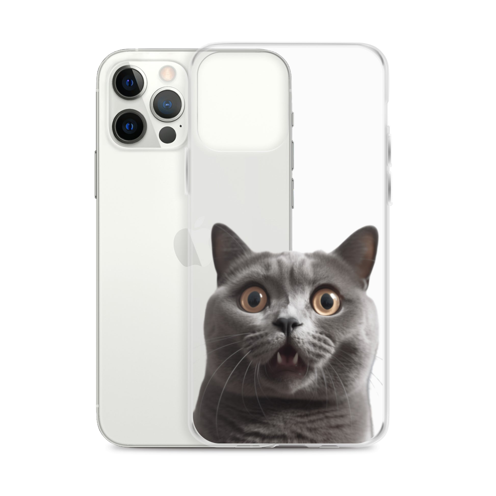 Cat B Clear Case for iPhone