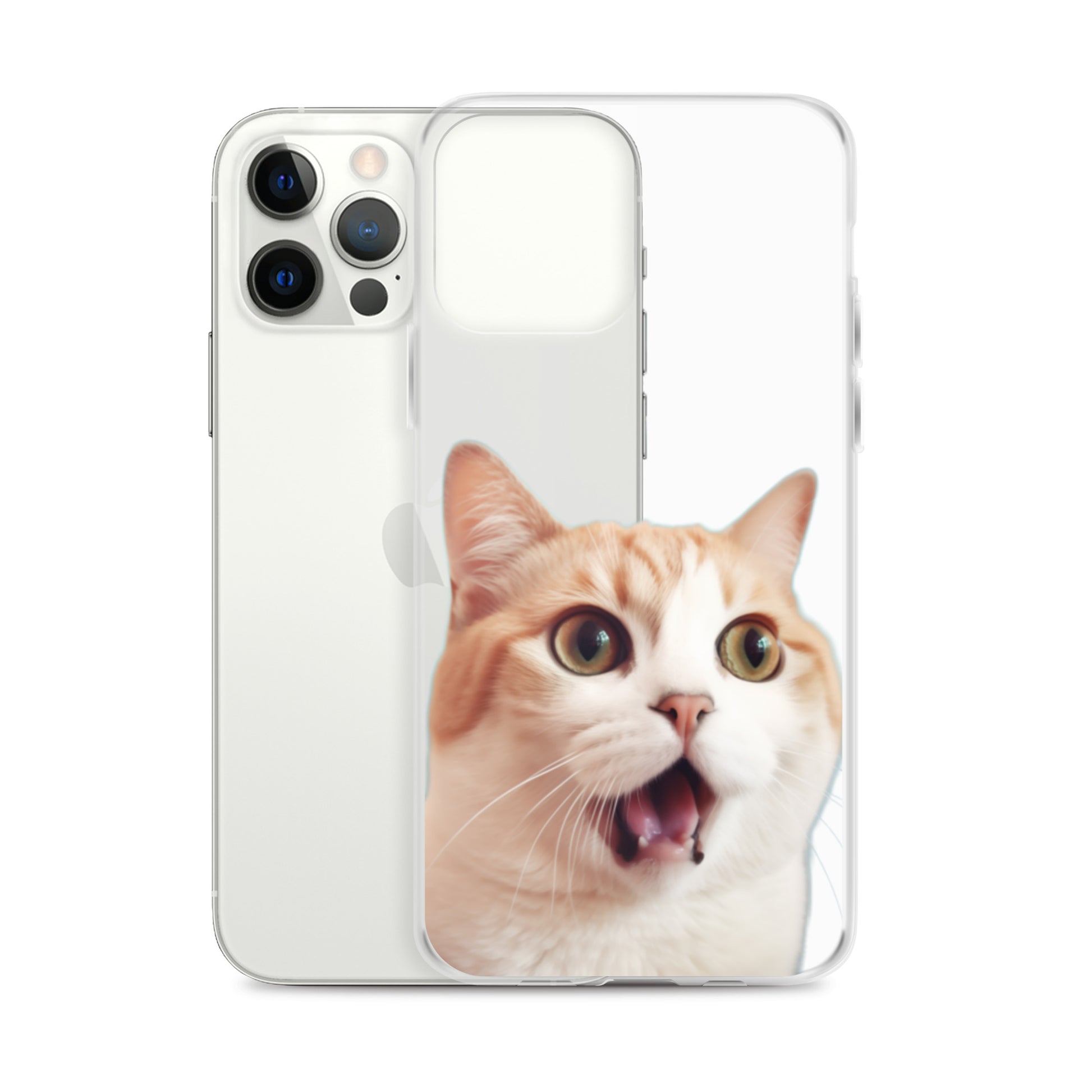 Cat E Clear Case for iPhone