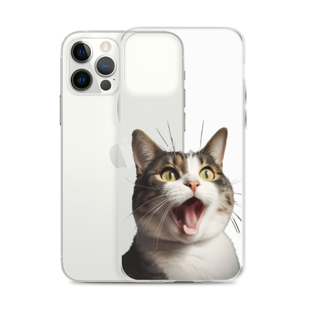 Cat H Clear Case for iPhone