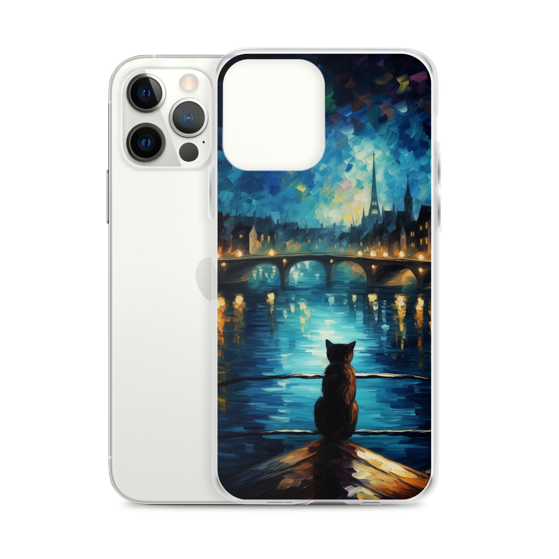 River Cat B Clear Case for iPhone