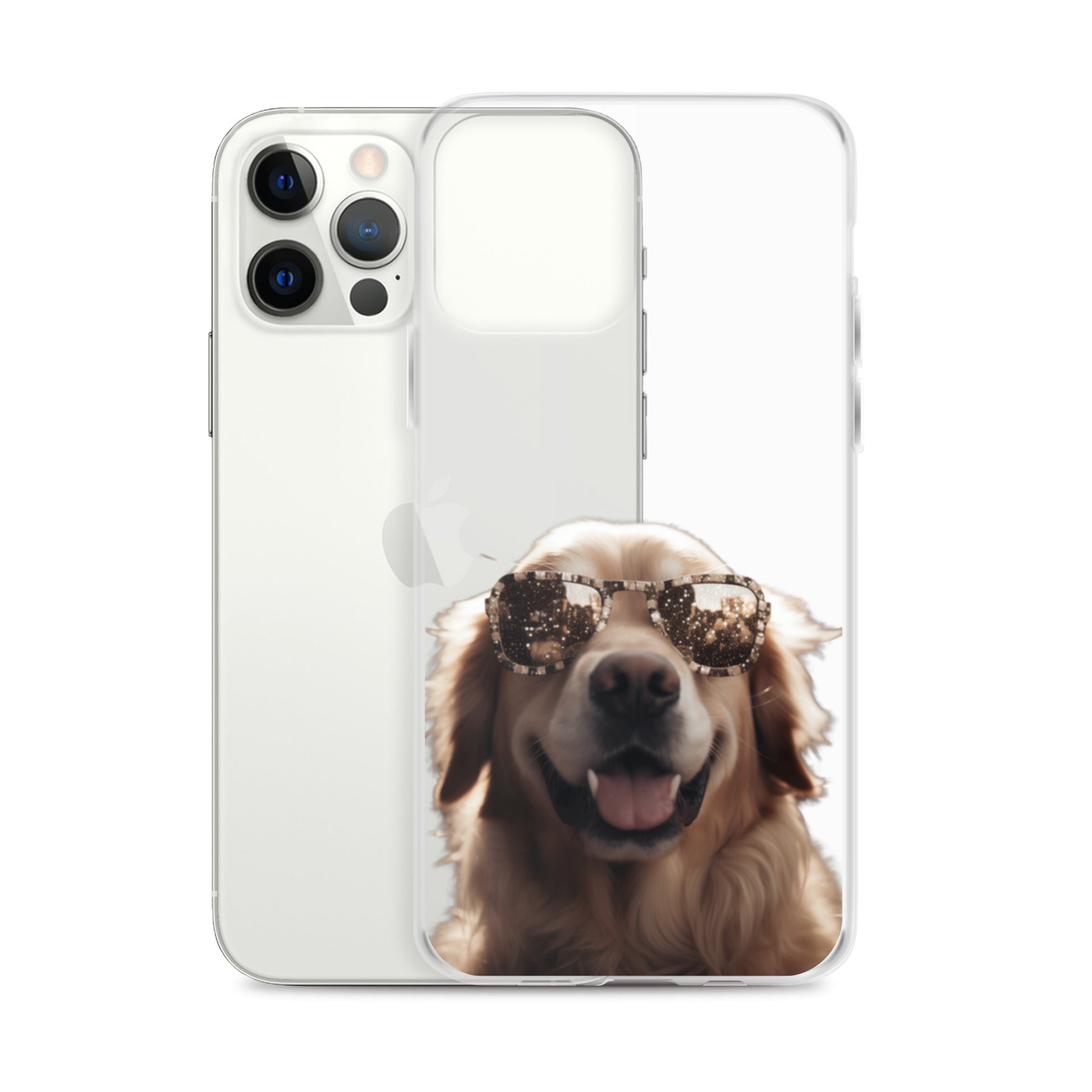 Glasses Dog K Clear Case for iPhone