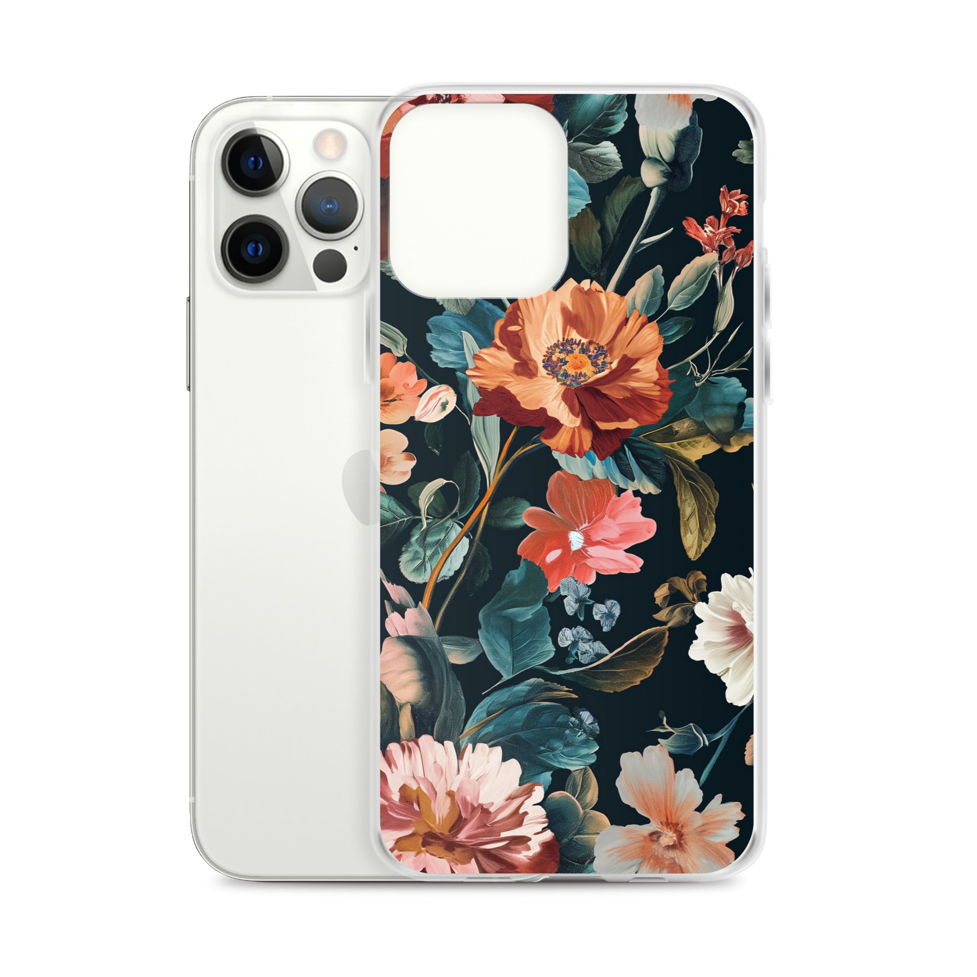 Flower Golden Clear Case for iPhone®
