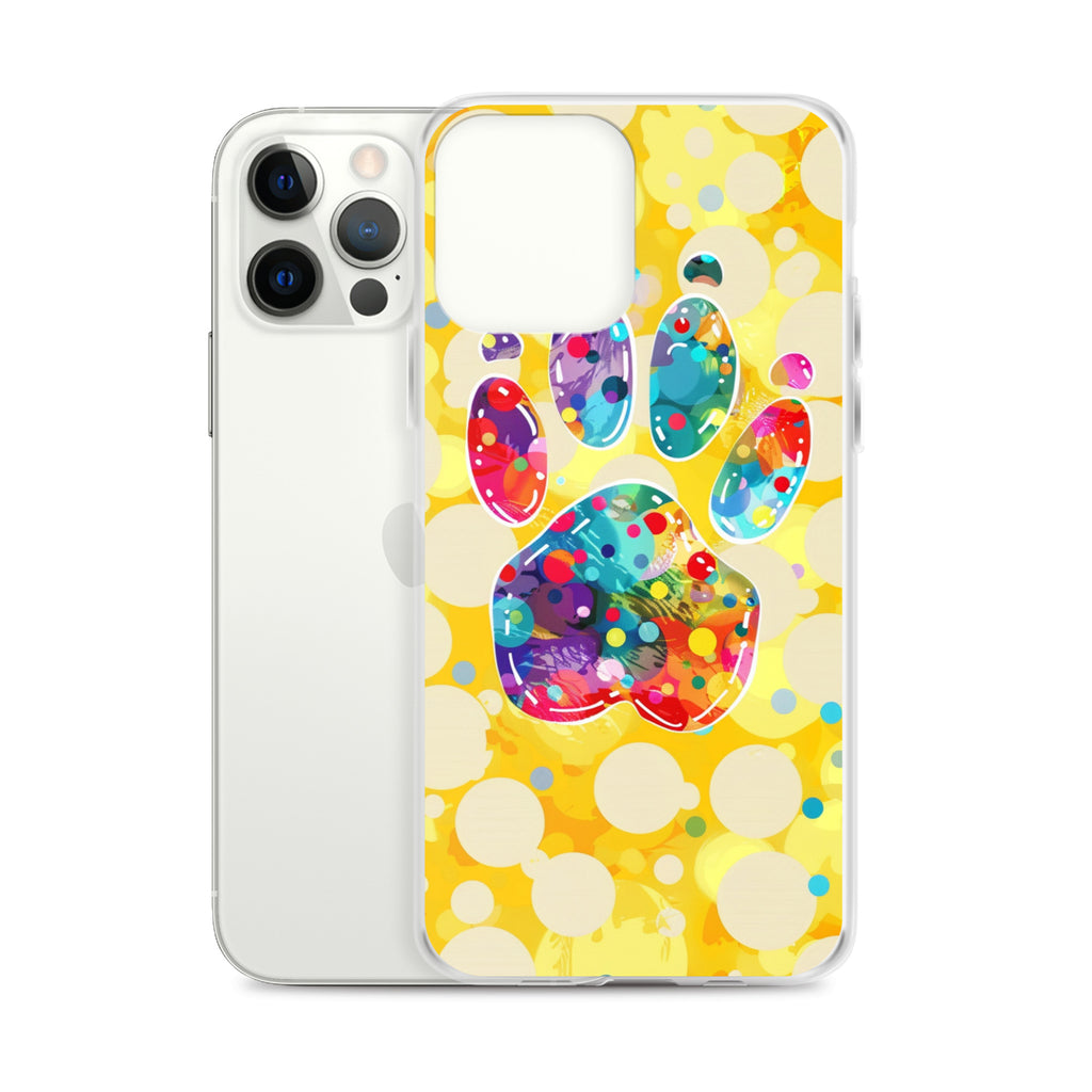 Artistic PawPrints Borealis Clear Case for iPhone®
