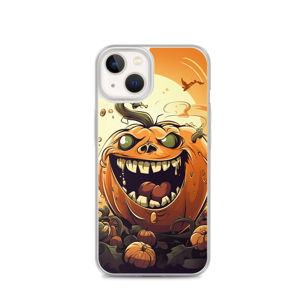 Halloween Pumpkin B Clear Case for iPhone