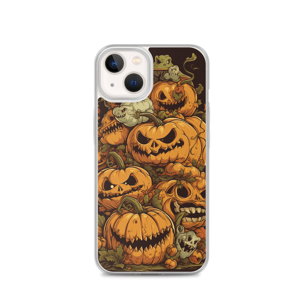 Halloween Pumpkin C Clear Case for iPhone