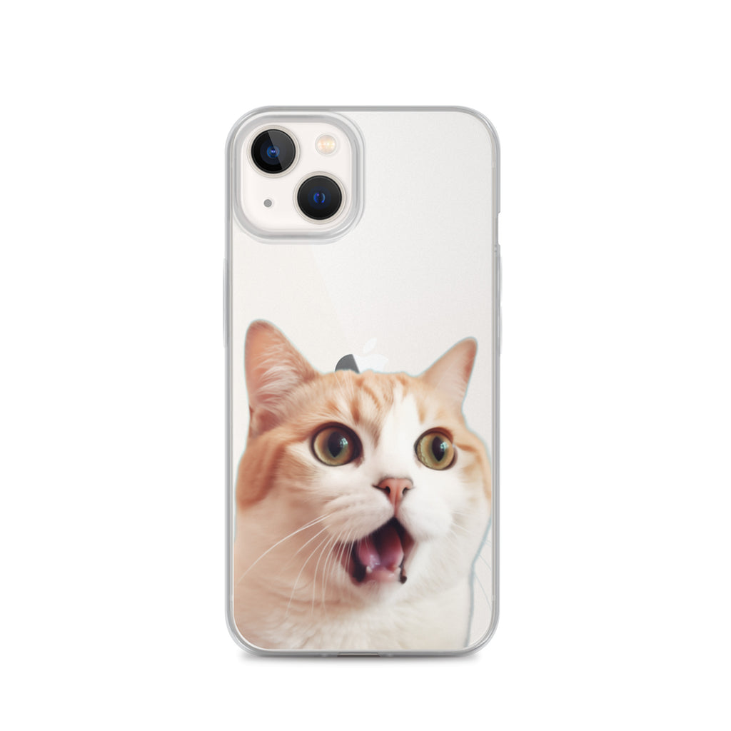 Cat E Clear Case for iPhone