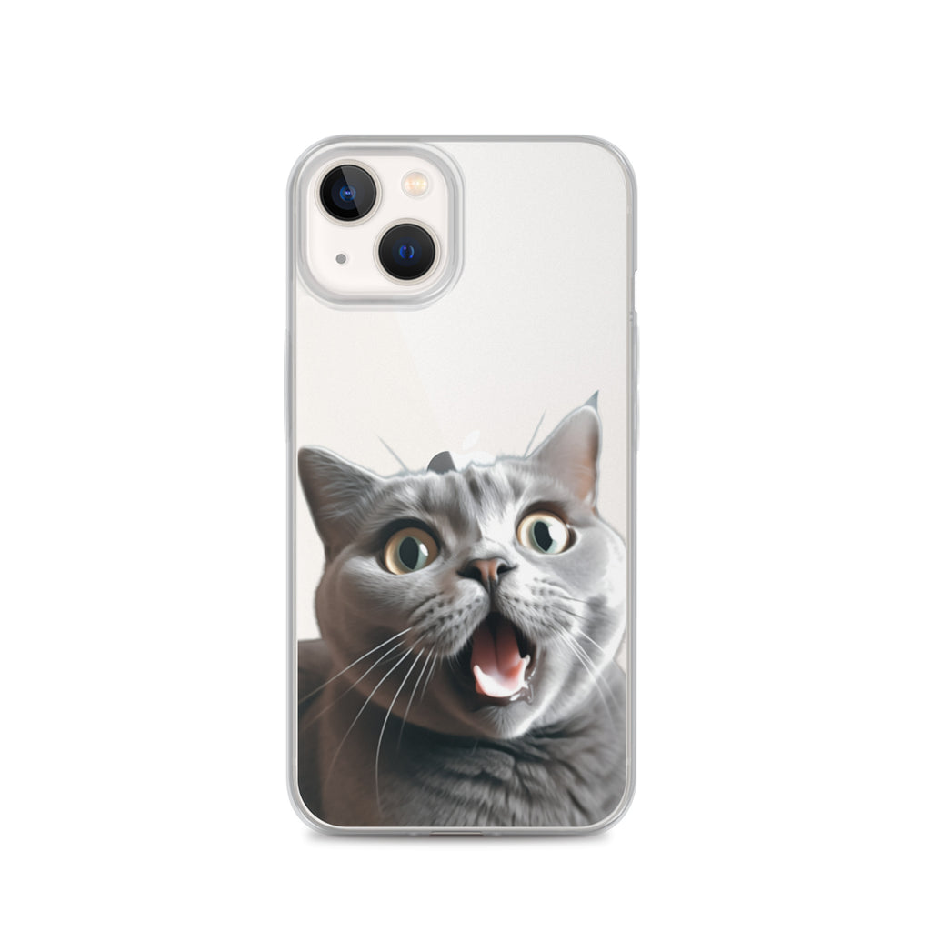 Cat F Clear Case for iPhone