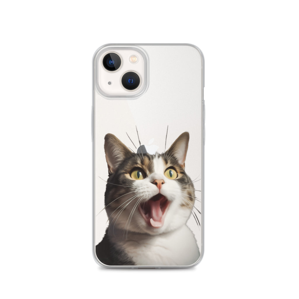 Cat H Clear Case for iPhone