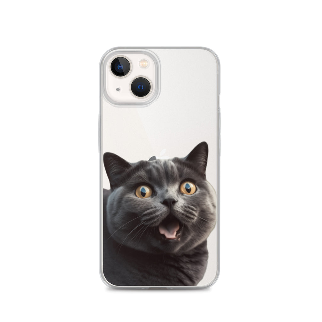 Cat  I Clear Case for iPhone