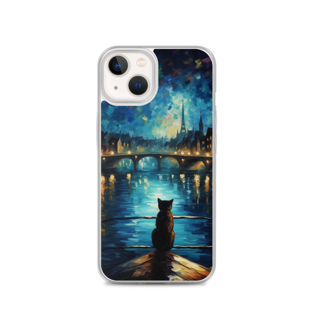 River Cat B Clear Case for iPhone