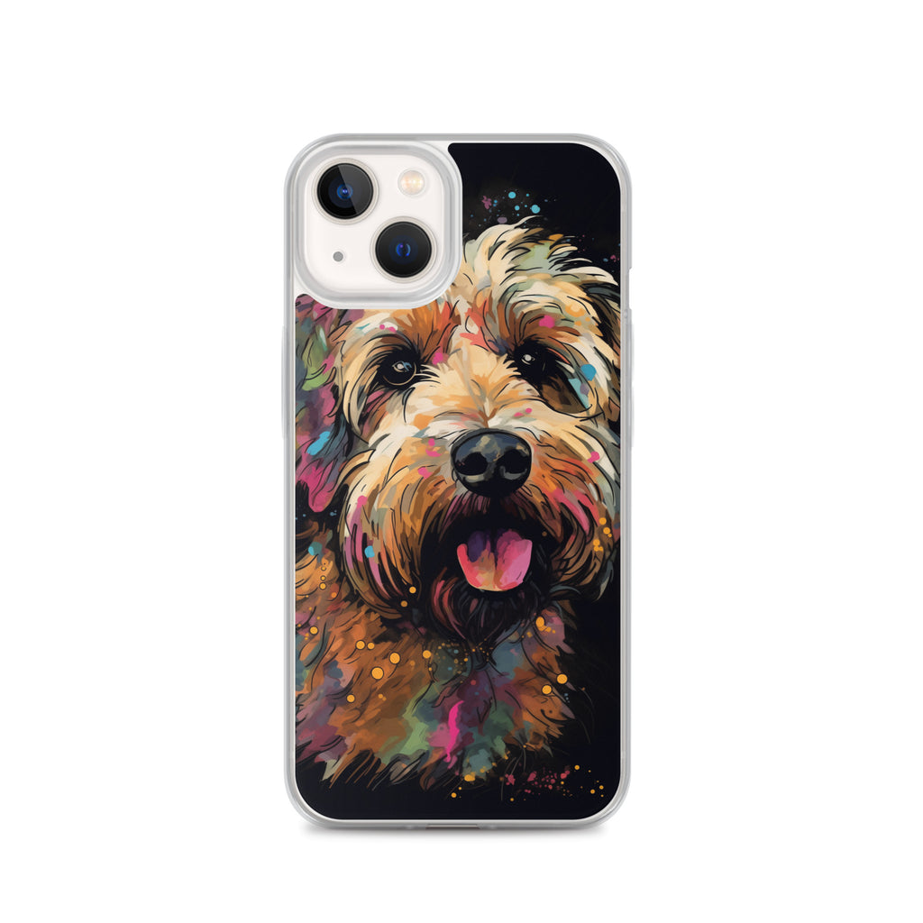 Van Gogh Style Dog A Clear Case for iPhone