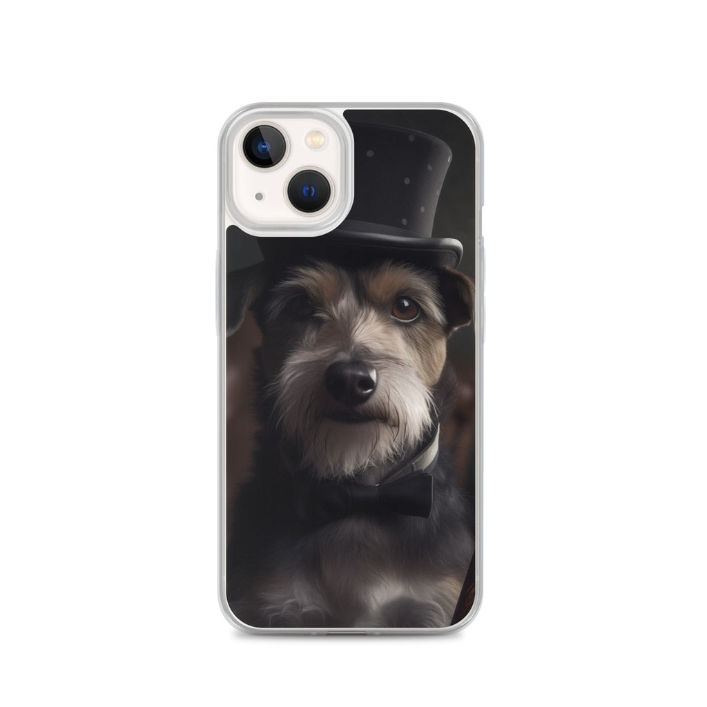 Top Hat Dog C Clear Case for iPhone