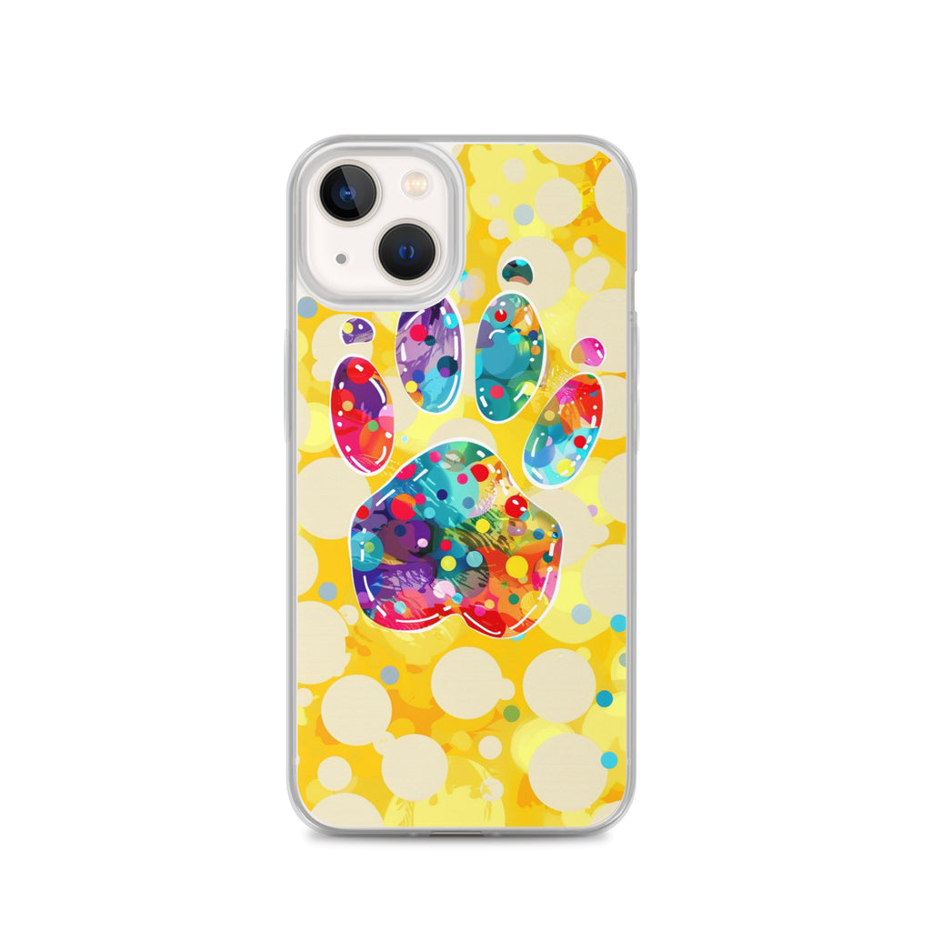 Artistic PawPrints Borealis Clear Case for iPhone®